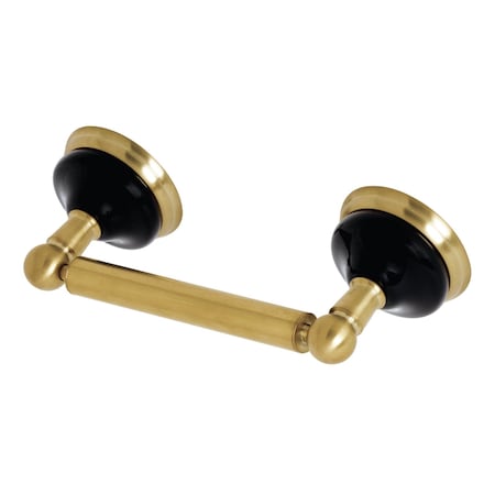 Kingston Brass BA9118BB Water Onyx Toilet Paper Holder, Brushed Brass BA9118BB